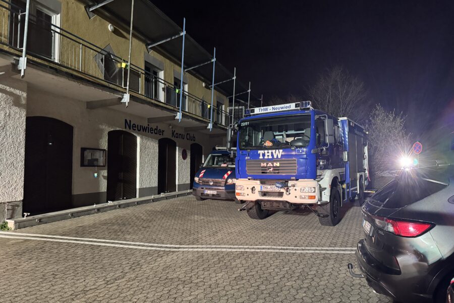 Vielen Dank an das THW-Neuwied für die Unterstützung!