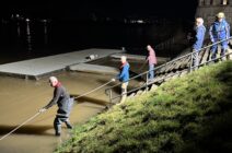 Das neue Seil wird gezogen