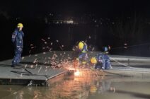 Demontage des alten Seilringes