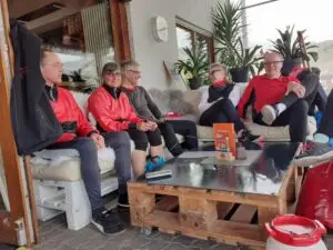 Mosel-Beach-Lounge in der Mehringer Schweiz