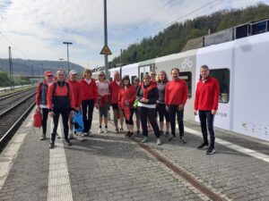 Auf dem Bahnhof in Koblenz