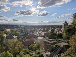 Blick von der Burg in Pirna