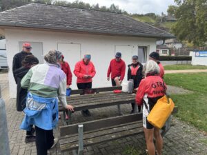 Pause in Bacharach beim Josch ohne Josch.
