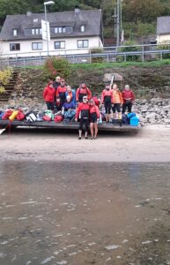 Nach dem Anlegen in St. Goar ...